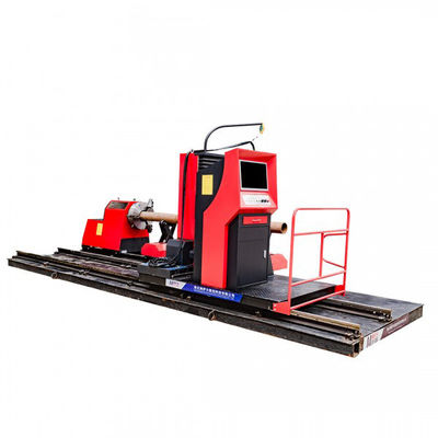 AC220V 1KW CNC Pipe Fiber Optic Laser Cutting Machine Water Cooling