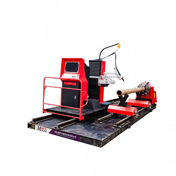 AC220V 1KW CNC Pipe Fiber Optic Laser Cutting Machine Water Cooling