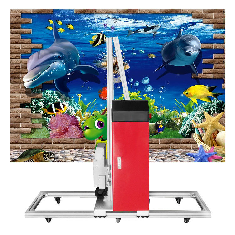 2500mm 9600dpi Vertical 3D Wall Printer Machine USB Flash Drive