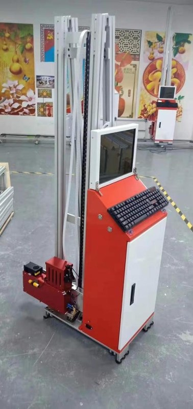UV INK 3D Vertical Wall Printing Machine For Building Decoration Wallpen Printer
